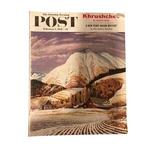 The Saturday Evening Post Magazine February 1 1958 Issue